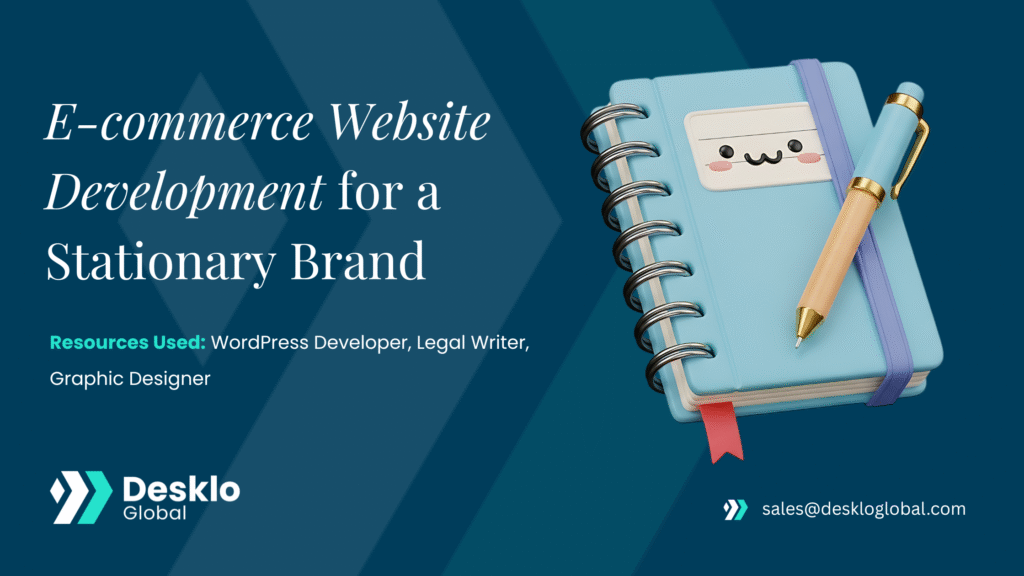 E-commerce Website Development for a Stationary Brand – Case Study